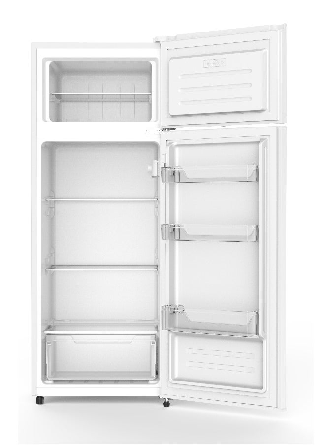 JUSTINGHOUSE - Double Door Refrigerator, 204 Liters, White - JSRF-229D - Image 1