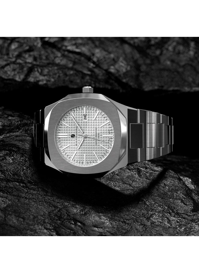 Sapphero - Original Made in Germany 100M Waterproof Japan Miyota Quartz Mechanism Stainless Steel Men's Wristwatch - Image 1