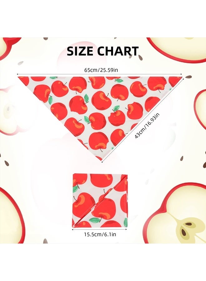 VIPITH 6 Pack Bundles Dog Bandanas, Bows & Bow Ties - Summer, Spring Floral Fruity Patterns for Boys and Girls' Dogs (Small to Large) - Image 2