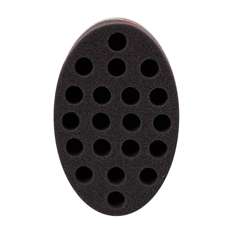 STUDIO LIMITED Barber Hair Brush Sponge Barber Tool for Dreads Afro Locs Curl Coil Black 1 PACK