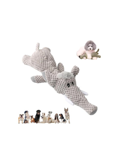 OUKA Chewhard Dog Toy, Invincible Robust Animal, Designed for Heavy Chewers, Invincipaw Animals for Heavy Chewers, Indestructible Dog Toys for Aggressive Chewers, Antarcking Dog Toy (Elephant)