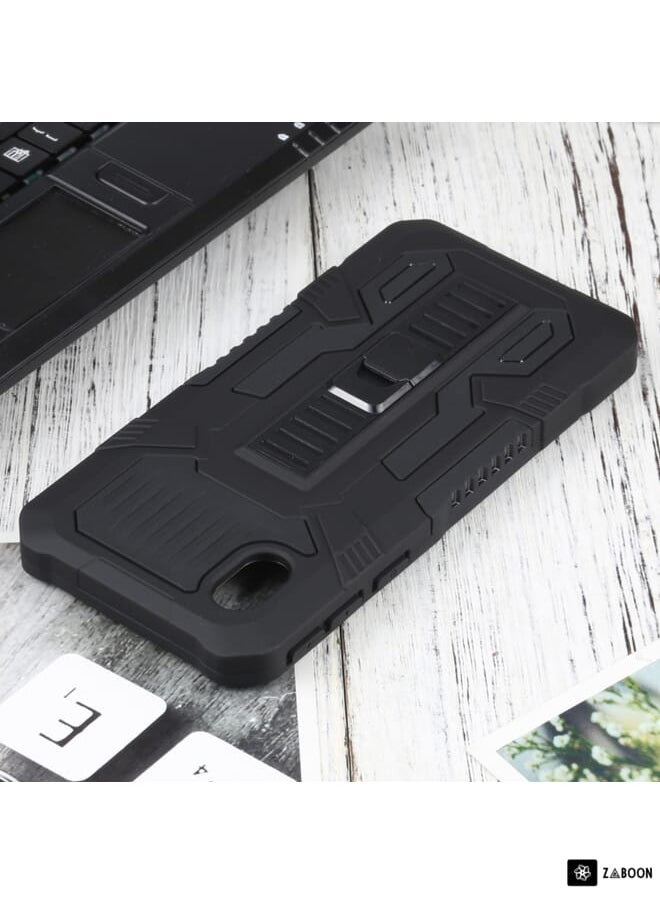 Zaboon - Protective Case Cover For Samsung Galaxy A01 Core / Galaxy M01 Core Vanguard Warrior All Inclusive Double-color Shockproof TPU + PC Protective Case with Holder - Image 1