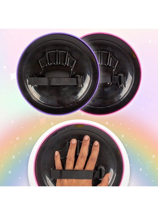 راتاناز لعبة تنس اليد الرياضية الممتعة من راتنا للأطفال، حيث يمكنهم لعب التنس مع تثبيت المضارب على راحة اليد (وحيد القرن)، متعددة الألوان - Image 2