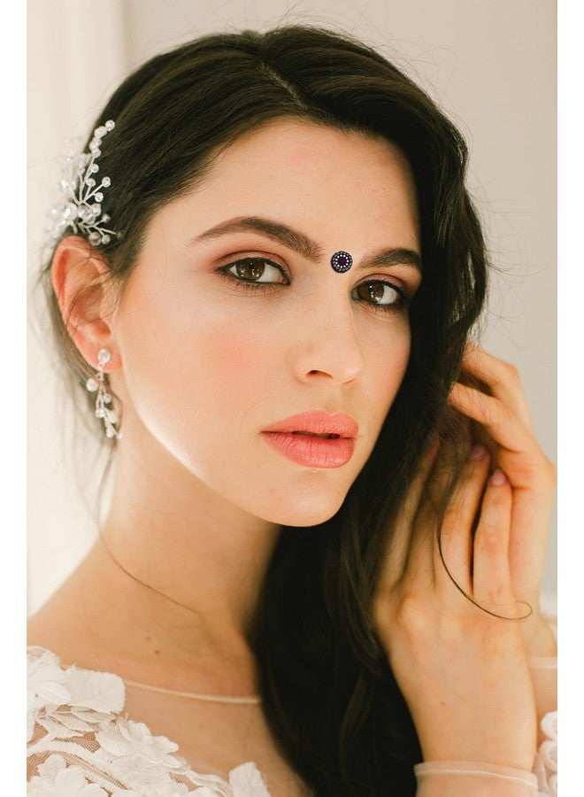 Comet Busters Bindiful Round Bindis With Stone Border (10 mm) (BFO084) - Image 3