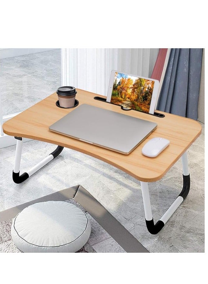 Foldable Laptop Table and Bed Multicolor Multicolor 60x40cm