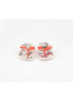 havaianas Toddler Girls Disney Stylish Slippers, White and Coral New  - Image 2