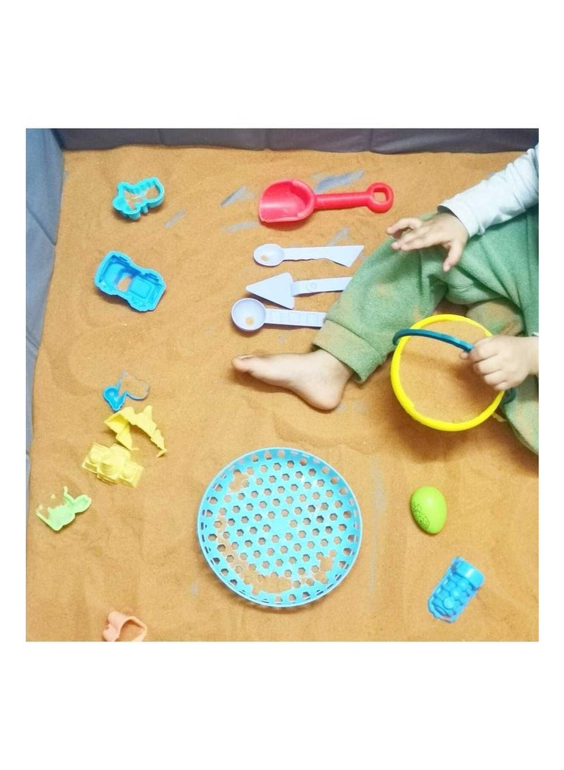 Natural Play Sand for Kids – 10KG Clean and Soft Sand for Castle Building, Sensory Activities, and Indoor/Outdoor Fun  - Image 4