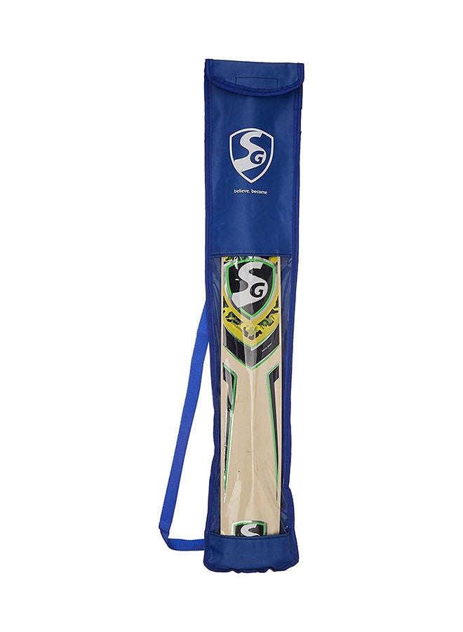 SG Savage Plus Cricket Bat For Mens and Boys (Beige, Size - 4) | Material: Kashmir Willow | Lightweight | Free Cover | Ready to play | For Profe ional Player - Image 4