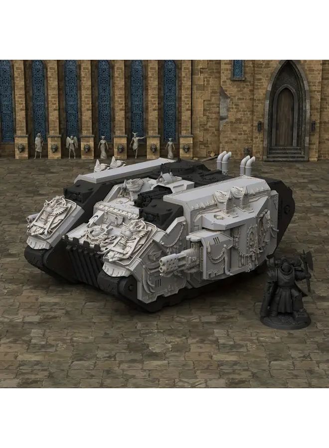 Iblood Angels Land Raider Upgrade Kit For Tank Model Modification And Wargame - Image 5