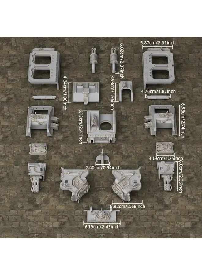 Iblood Angels Land Raider Upgrade Kit For Tank Model Modification And Wargame - Image 3