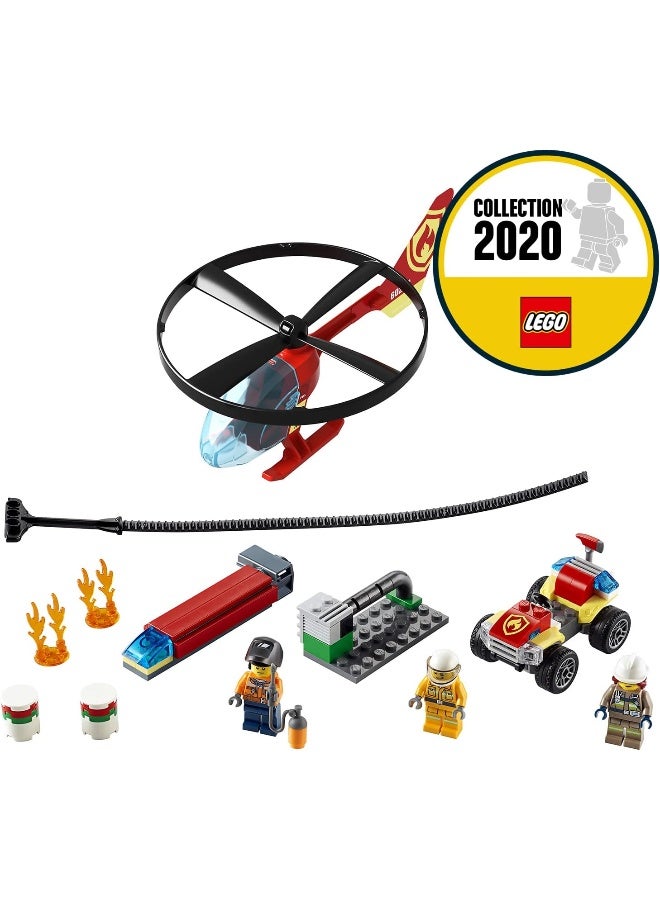 LEGO مجموعة بناء طائرة هليكوبتر إطفاء الحرائق من ليجو سيتي 60248 (93 قطعة) - Image 4