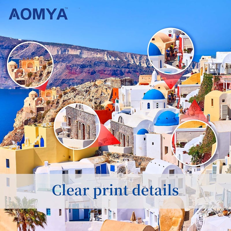Aomya Compatible HPQ 70 Ink Cartridges Full Ink for HPQ70 Printhead C9404A C9405A C9406A C9407A Designjet Z2100 Z5200 Z3100 Z3200 (Magenta) - Image 2