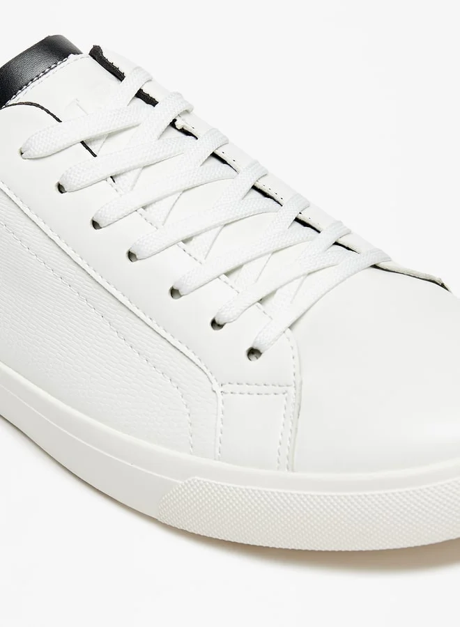 ال بي ال من شو اكسبرس Men Solid Low Ankle Sneakers with Lace-Up Closure