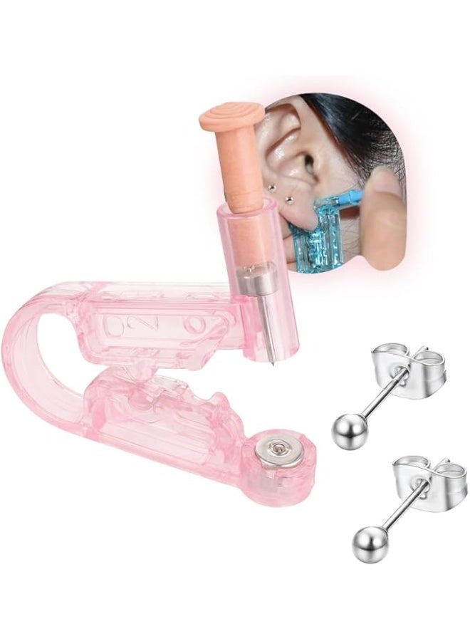 أمازينج. إي جي بي AmazingEGP | Single-Use Ear Piercing Tool, Light Blue, Stainless Steel Stud with Cubic Zirconia, Sterile Packed - Image 1