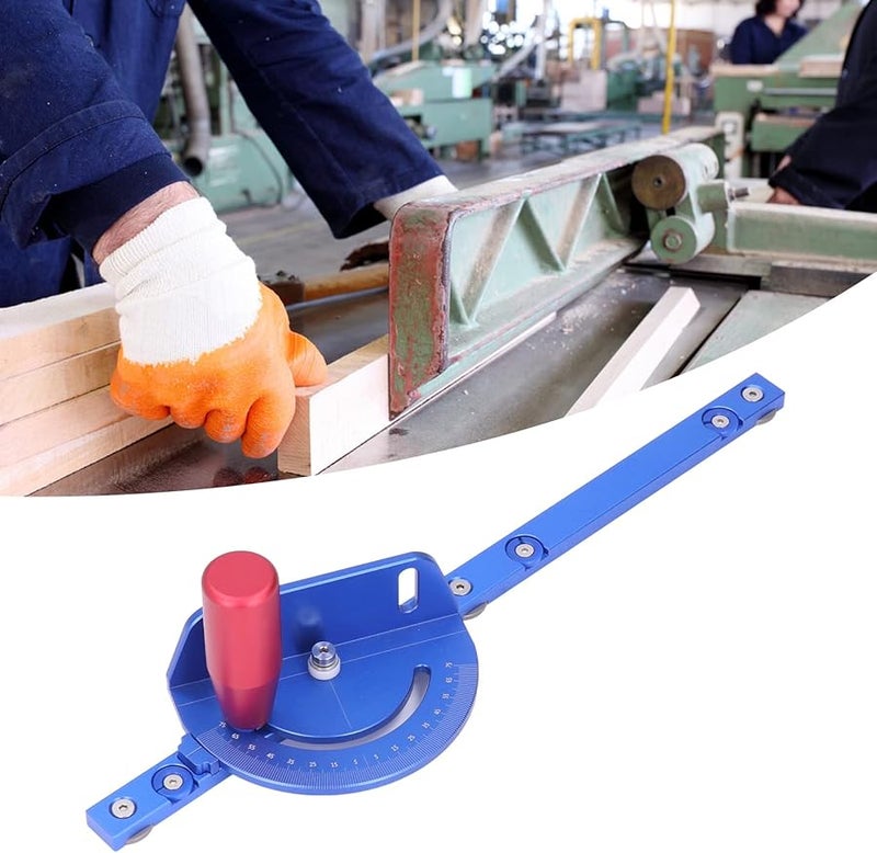Aluminum Alloy Miter Gauge Precision Adjustable Angle Tool for Table Saws Band Saws - Image 3
