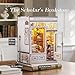 CUTEBEE Book Nook Kit DIY Miniature House Dollhouse Kit for Adults and Teens Booknook Tiny House Bookshelf Decor 3D Wooden Puzzle Gifts for Family Friends The Scholars Bookstore - Image 4