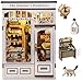 CUTEBEE Book Nook Kit DIY Miniature House Dollhouse Kit for Adults and Teens Booknook Tiny House Bookshelf Decor 3D Wooden Puzzle Gifts for Family Friends The Scholars Bookstore - Image 2