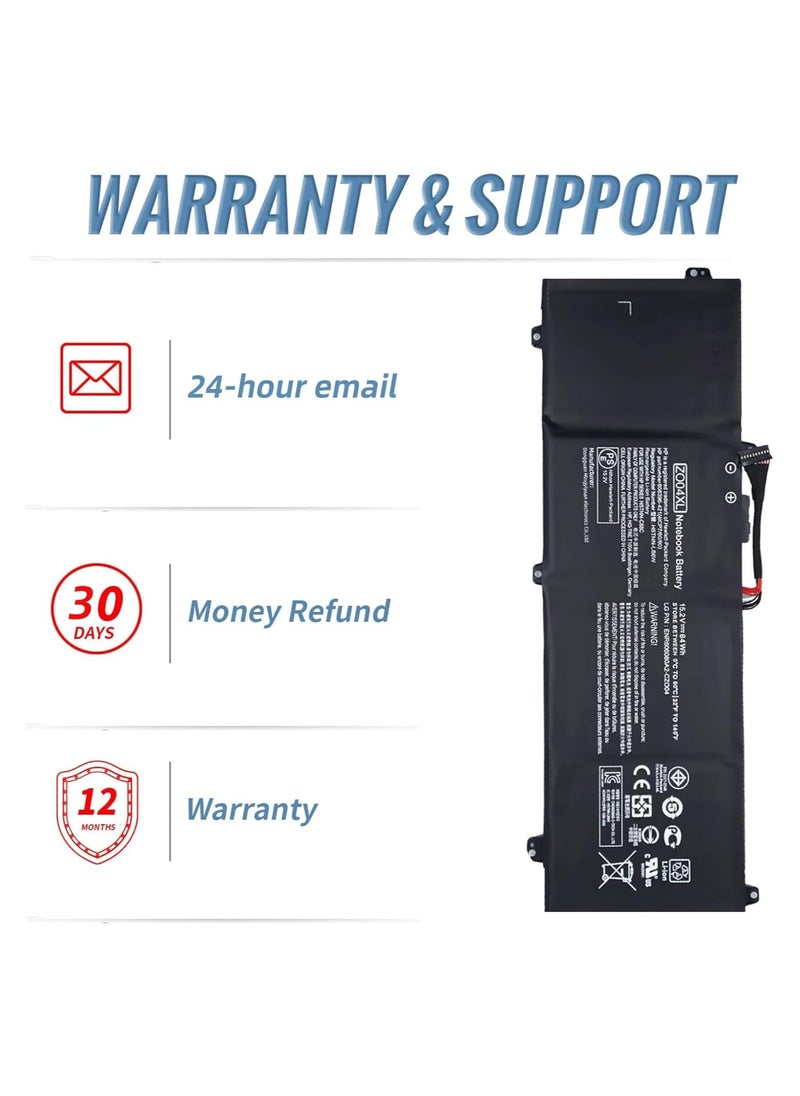 Generic - EzVoIt ZO04XL Laptop Battery Replacement for HP ZBook Studio G3 G4 Mobile Workstation Series ZO04 ZO06 ZO06XL 808396-421 - Image 1