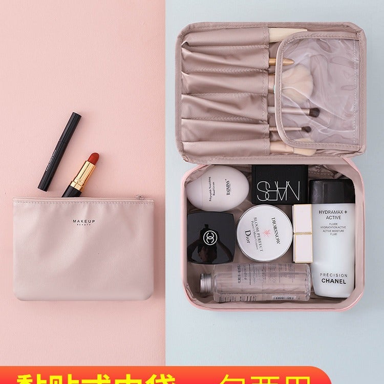 Cosmetic Bag Large Capacity High Color Value Mixed Batch High-Grade Portable Women'S Ins Style Storage Bag Cute Simple - Image 3