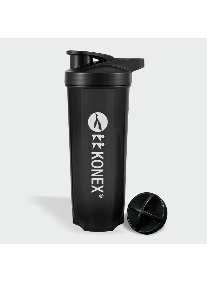 KONEX Gym Shaker Bottle | Leakproof Guarantee Sipper Bottle Ideal for Pre-workout Protein Shake