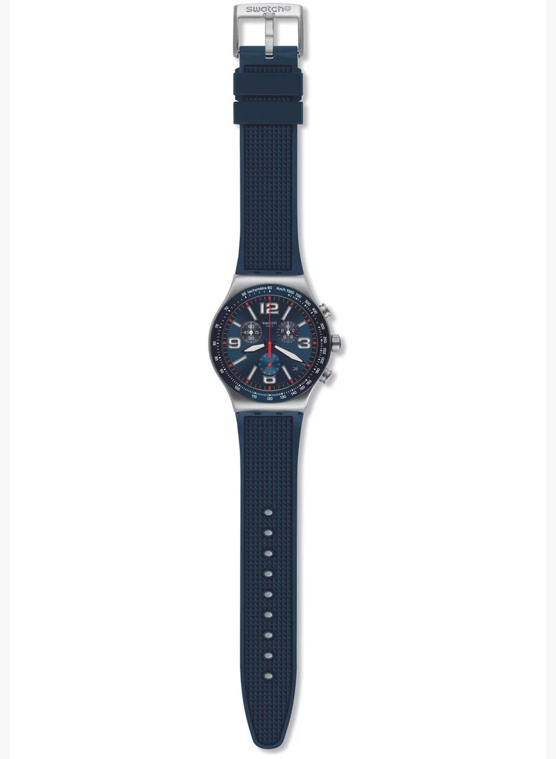 Swatch Swatch NEW IRONY CHRONO Silicone Strap Watch for Male - YVS454