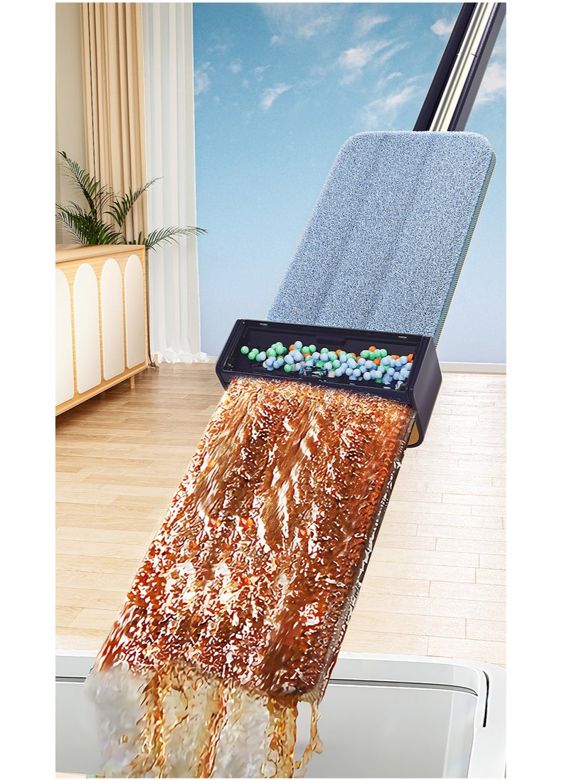 Hands Free Flat Mop | Microfiber Cloth With Self Squeezing Water |  Wet & Dry | Washable Pads | 360° Rotating Mop | All Kinds Of Floor Cleaning - 42 cm DARK BLUE CP615 - pzsku/ZDC2B710BD8FECC162C03Z/45/_/1706340614/3c72f327-2d59-40de-af34-f86a9dd36e36