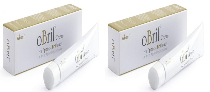 Brinton Brinton Obril Cream for Spotless Brilliance Face Acne Skin Gel 20 Gm x Pack of 2 - Image 1