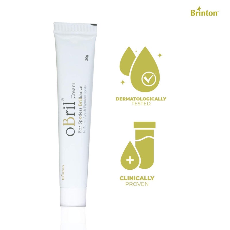 Brinton Brinton Obril Cream for Spotless Brilliance Face Acne Skin Gel 20 Gm x Pack of 2 - Image 4
