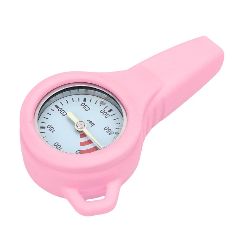 RiToEasysports Metal Dive Pressure Meter, Luminous Steel BCD Underwater Diving Pressure with Accurate Residuum Measurement, for Scuba Divers (Pink) - Image 1
