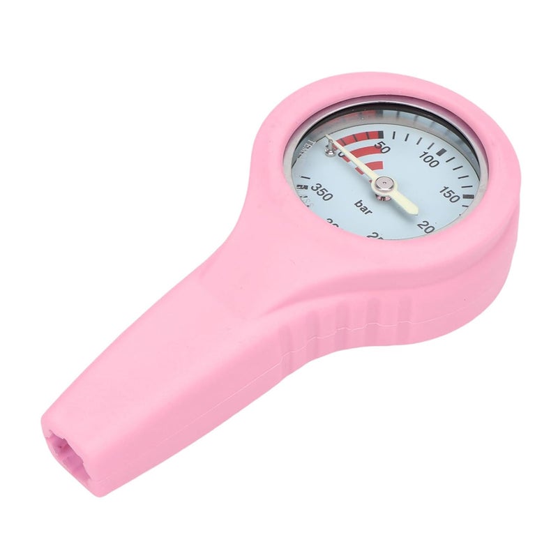 RiToEasysports Metal Dive Pressure Meter, Luminous Steel BCD Underwater Diving Pressure with Accurate Residuum Measurement, for Scuba Divers (Pink) - Image 3
