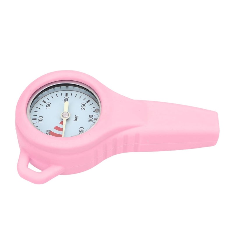RiToEasysports Metal Dive Pressure Meter, Luminous Steel BCD Underwater Diving Pressure with Accurate Residuum Measurement, for Scuba Divers (Pink) - Image 4