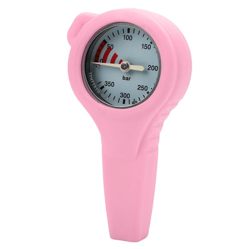 RiToEasysports Metal Dive Pressure Meter, Luminous Steel BCD Underwater Diving Pressure with Accurate Residuum Measurement, for Scuba Divers (Pink) - Image 5
