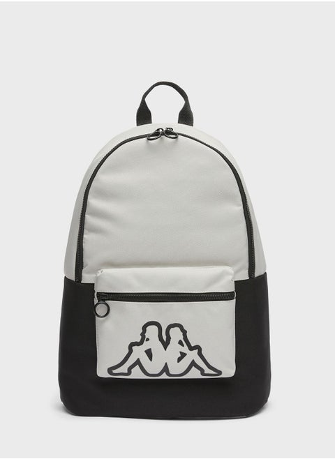 Logo Print Backpack