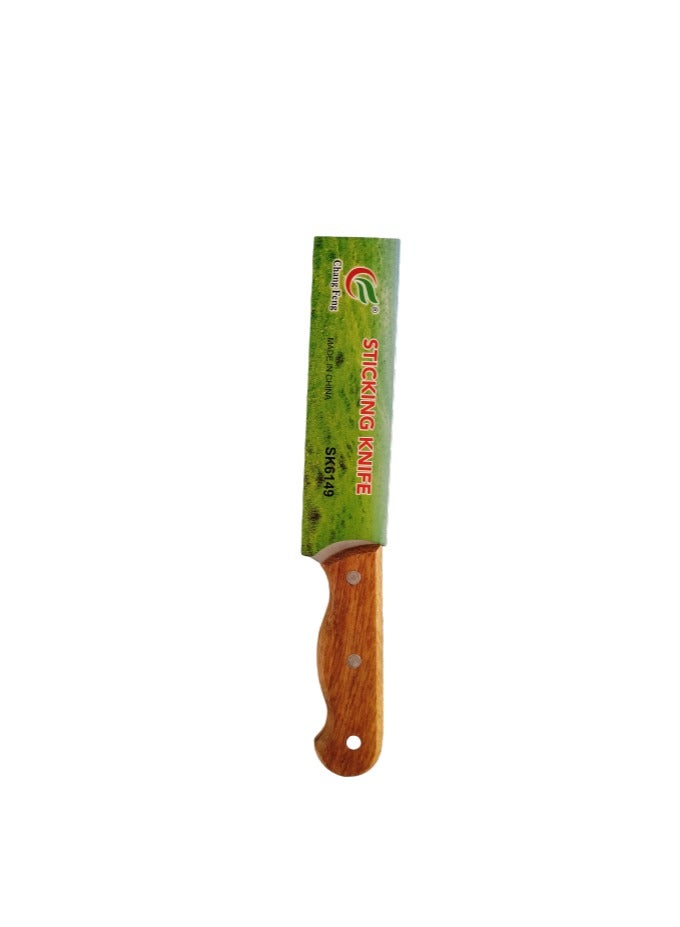 Stainless steel knife with wooden handle TM6149 - Image 1
