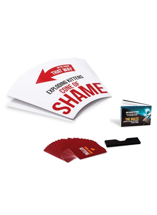 Exploding Kittens LLC Imploding Kittens Expansion Pack by Exploding Kittens, Original Game Required - 2-5 Players - Ages 7+ - 15 Minutes to Play - Ideal for Party, Family Game Night, Fun for Kids and Adults  - Image 4