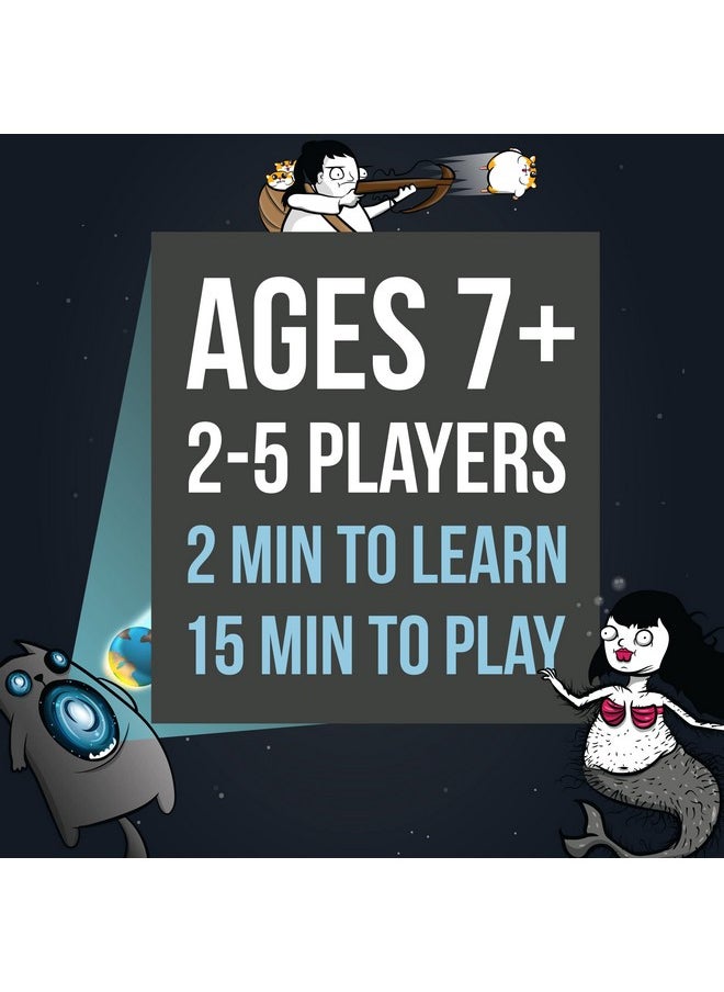 Exploding Kittens LLC Imploding Kittens Expansion Pack by Exploding Kittens, Original Game Required - 2-5 Players - Ages 7+ - 15 Minutes to Play - Ideal for Party, Family Game Night, Fun for Kids and Adults  - Image 2