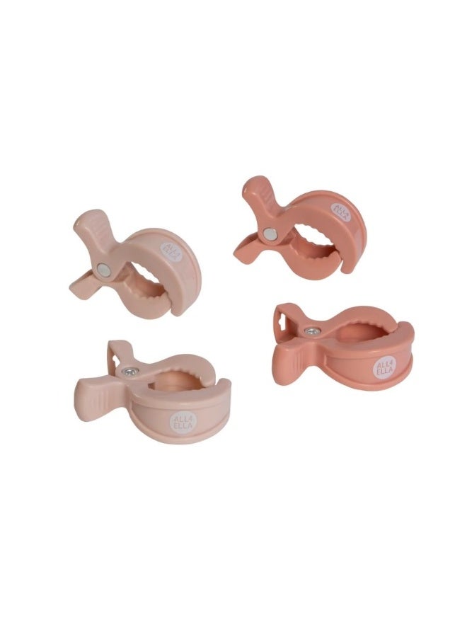 All4Ella 4 Pack Pegs Cream/Peach - Image 1