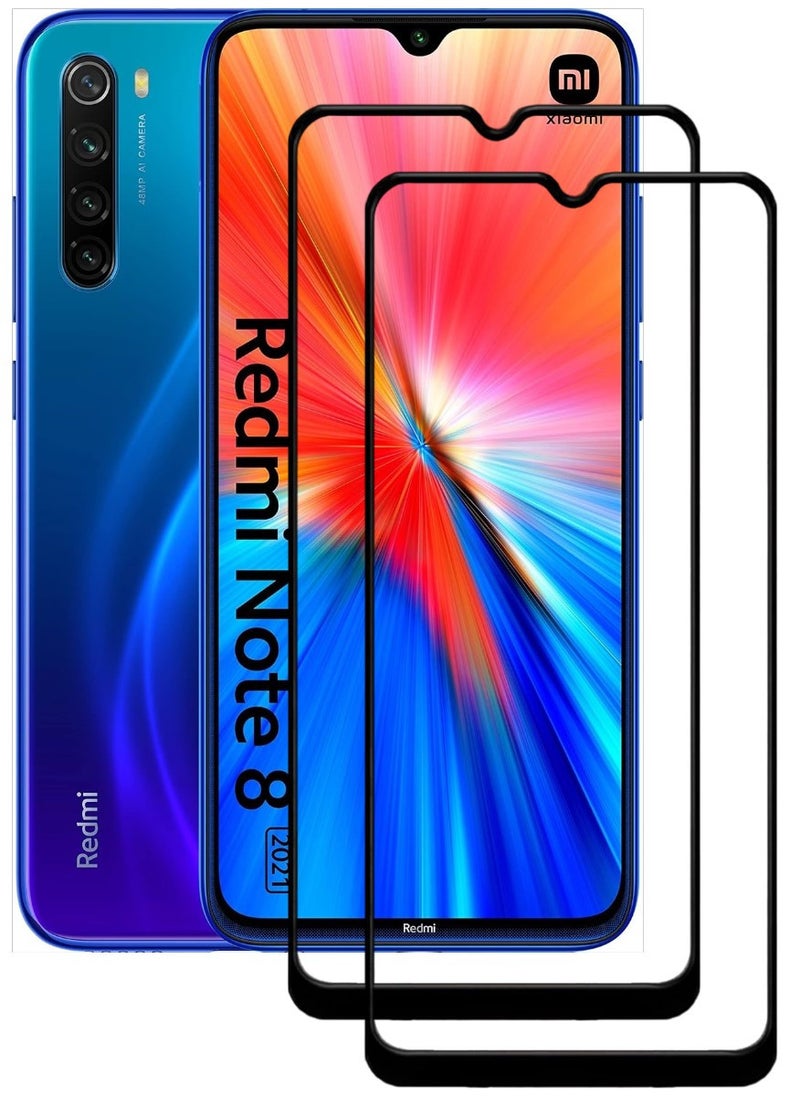 ACLIX 2 Pieces Antistatic ESD Dustproof Premium Quality High Definition Tempered Glass Screen Protector Designed For Xiaomi Redmi Note 8 - Image 1