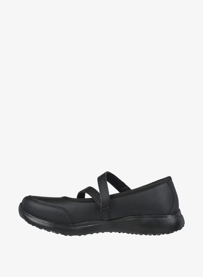 SKECHERS Girls' School Mary Jane Shoes With Hook And Loop Closure - Microstrides - Image 5