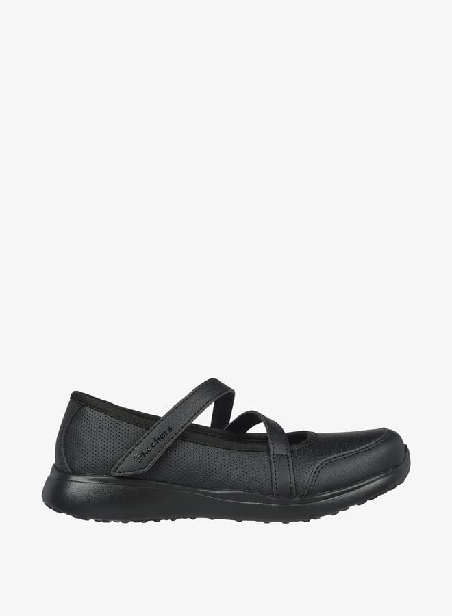SKECHERS Girls' School Mary Jane Shoes With Hook And Loop Closure - Microstrides - Image 1
