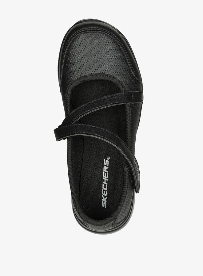 SKECHERS Girls' School Mary Jane Shoes With Hook And Loop Closure - Microstrides - Image 3