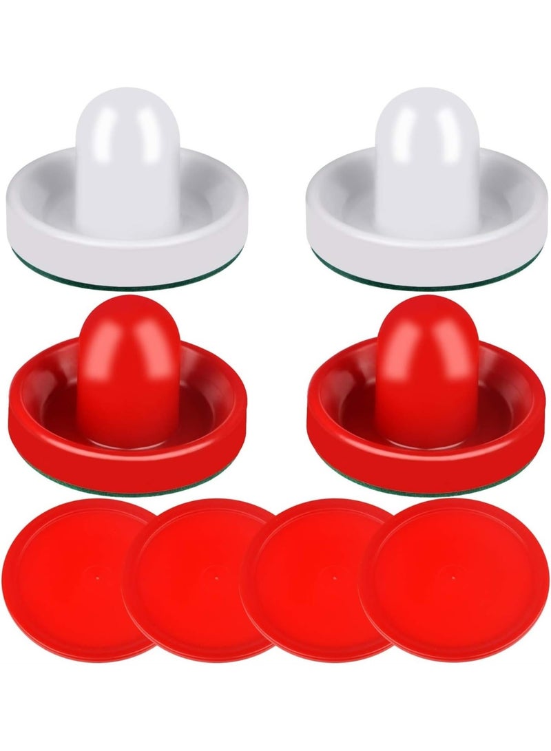 Air Hockey Pushers and Pucks - Paddles, Goal Handles, Replacement Accessories for Game Tables - Image 1