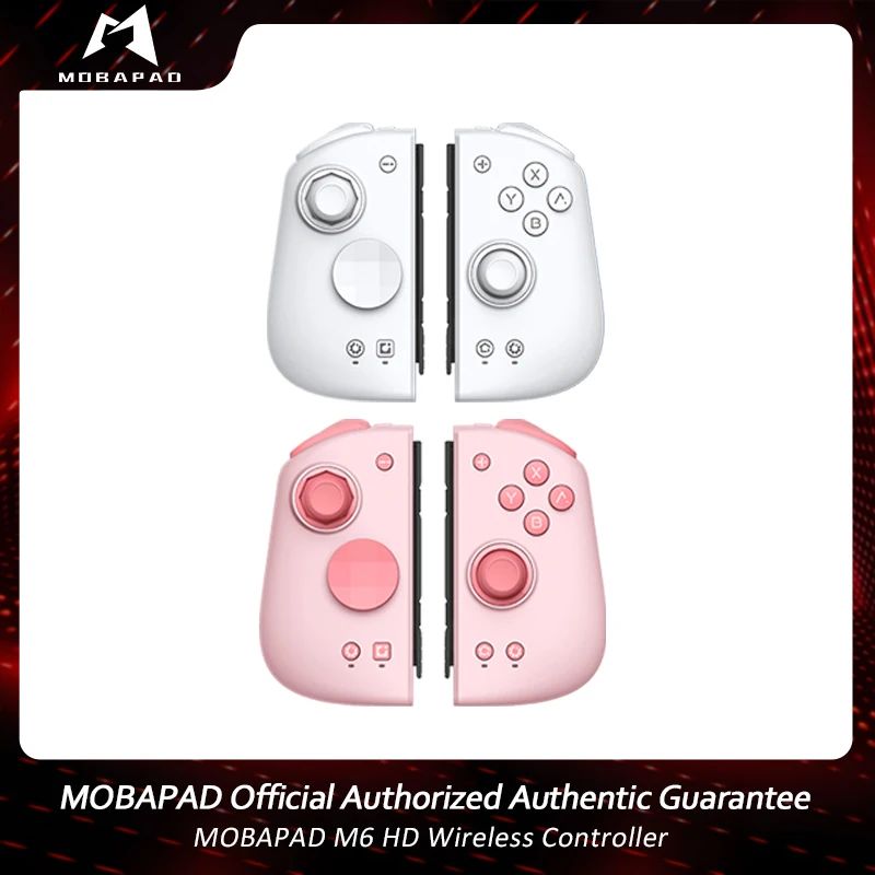 Mobapad M6 HD Gemini 2 Wireless Switch Controller Pro Joystick Gamepad, Pink - Image 1