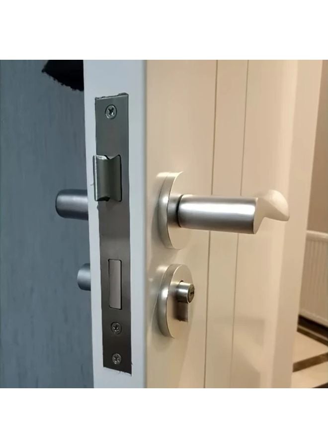 Heavy Duty 153U Door Lock Body Silvery No Battery Easy Installation Aluminum Frame Doors - Image 2