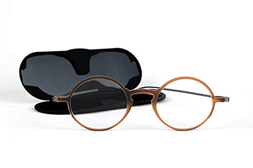 ThinOptics Unisex Adult Glasses Reading, Brown, 1.00 US - Image 5