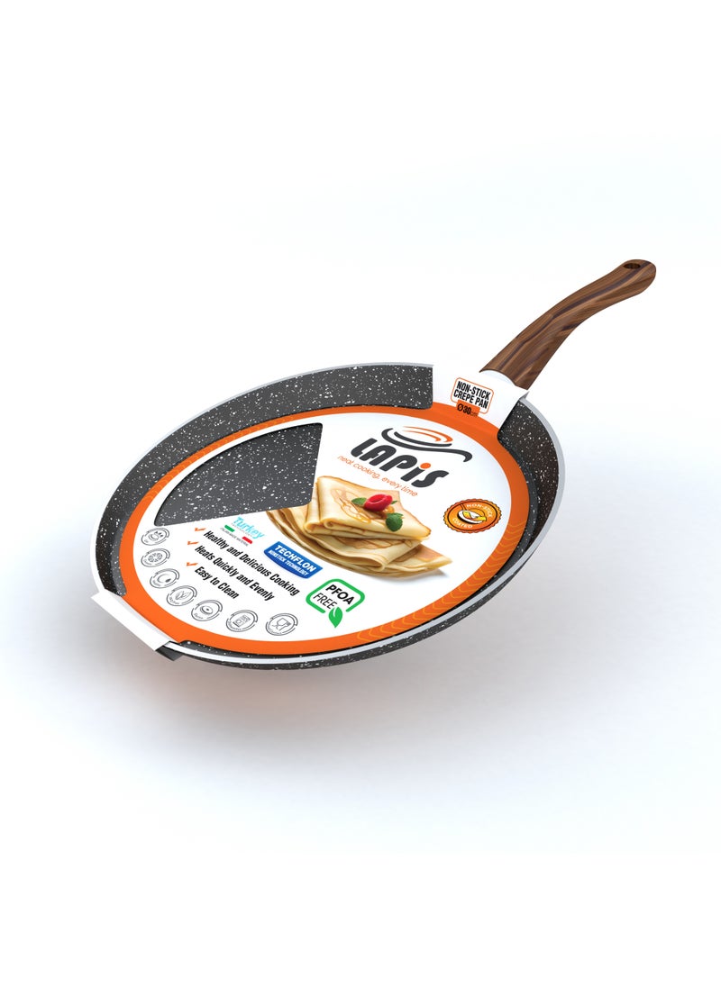 Lapis LAPIS Granite Crepe Pan Size 30 cm Black  - Image 1