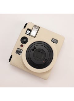 Generic For The Compact Mini99 Solid Color Protective Case Wear-resistant Soft Case MINI99 Camera Silicone Case-Color:Mini99 Rubber Sleeve Off-white  - Image 1