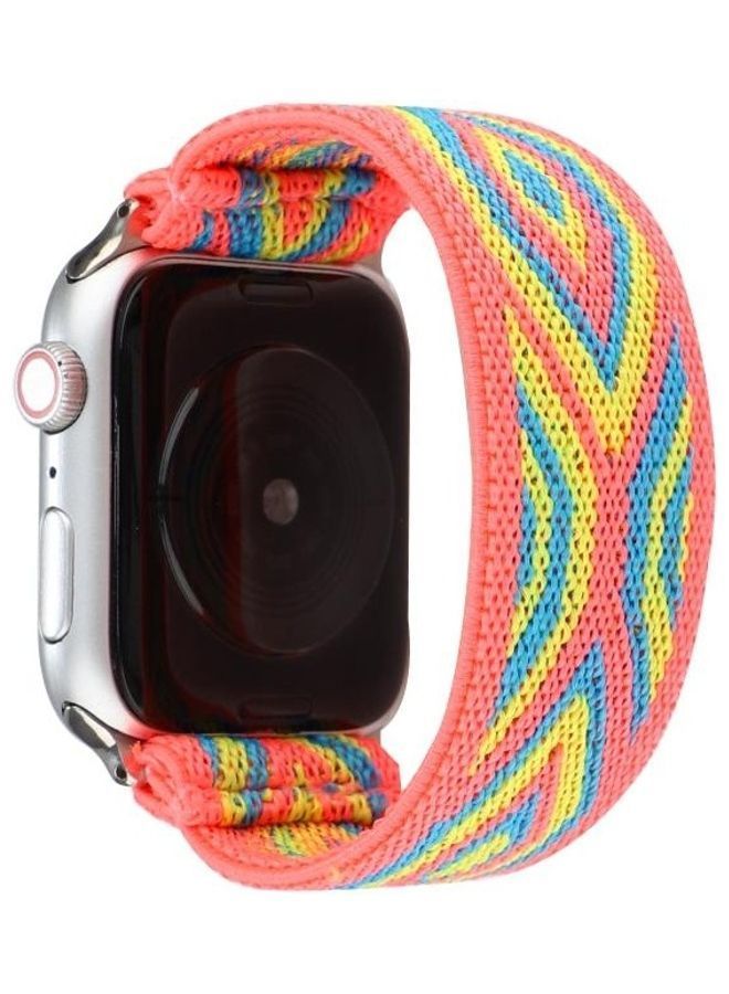 NIBEMINENT Replacement Watchband For Apple Watch Series 7 45mm/6 & SE 5 4 44mm/3 2 1 42mm Multicolour - Image 1