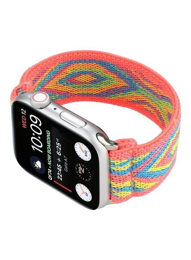 NIBEMINENT Replacement Watchband For Apple Watch Series 7 45mm/6 & SE 5 4 44mm/3 2 1 42mm Multicolour - Image 3