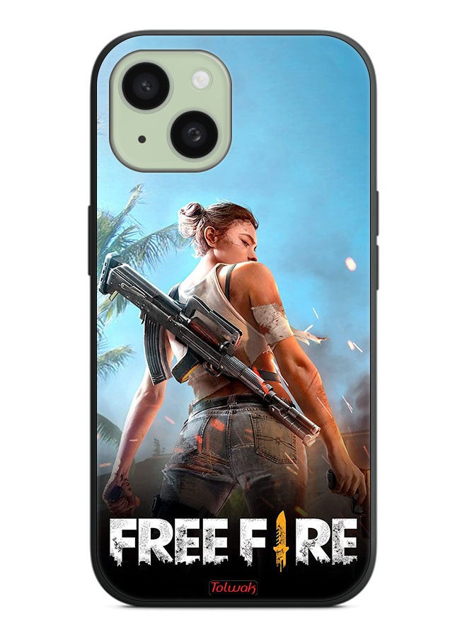 Tolwak Apple iPhone 15 Protective Case Cover Free Fire - Image 2